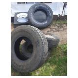 4 tires and separate rim - Bridgestone and
