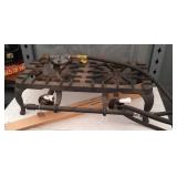 vintage Griswold 202 cast iron gas double burner