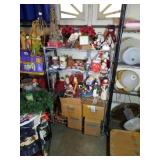 5 foot metal shelves with 4 shelves