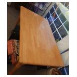 kitchen table - thin slat look - 60 inch wide, 30