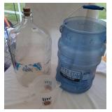 Sparking Springs water bottle, ice Saf-T-Ice tote,