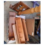 wall shelves some with plate grooves, adjustable