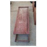vintage wood sled - 2 sets of individual runners