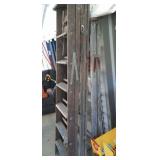 3 wood ladders
