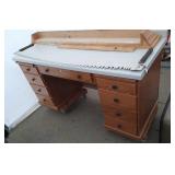 office desk with formica top - 31 inch tall, 26