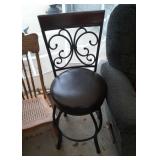 bar stool with padded seat