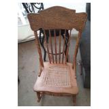 low wood rocking chair