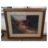 2 framed gardener prints - 35 inch by 29 inch