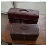 2 tackle boxes