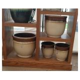 4 clay pots - 14 inch diameter and 12 inch tall
