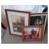 3 large wall hangings- Golden Retriever (24 inch