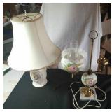 electric oil lamp (22 inch) and white lamp with
