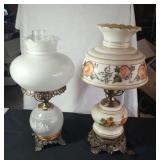 2 electric oil lamps - stand 21 inch