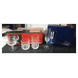 Longchamp Crystal glass sets - large lot 40+ piece