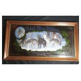 1990 Pabst Blue Ribbon mirror - Timber Wolves