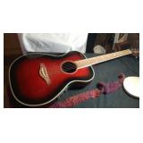 left handed Daisy Rock guitar