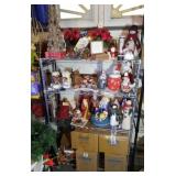 HUGE Christmas decor lot - 2 Dept 56, Santas,