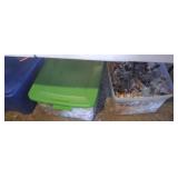 3 totes of Longchamp crystal glasses of many