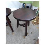 2 stools - 18 inch tall and 15 inch diameter