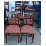 6 matching kitchen chairs - stand 34 inches