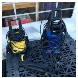 2 pressure washers - Karcher and AR Blue Clean 383