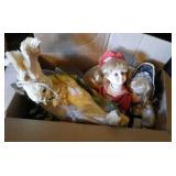 3 porcelain dolls, "England