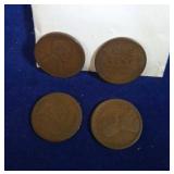 1923 SSSS Lincoln Wheat Penny coins