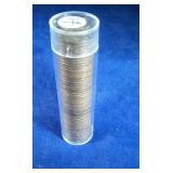 1934 roll of Lincoln Wheat Penny coins