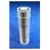1939 roll of Lincoln Wheat Penny coins