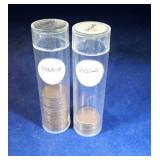 1946 S & 1952 S partial rolls of Lincoln Wheat