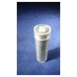 1938-1947 circ roll of Jefferson nickel coins