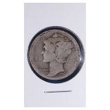 1921 D Mercury Dime coin