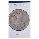 1917 S Reverse Walking Liberty Half Dollar coin