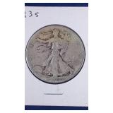 1923 S Walking Liberty Half Dollar coin
