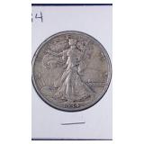 1934 Walking Liberty Half Dollar coin