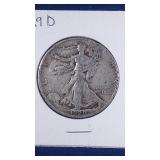 1929 D Walking Liberty Half Dollar coin