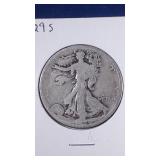 1929 S Walking Liberty Half Dollar coin
