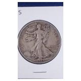 1935 Walking Liberty Half Dollar coin