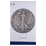 1936 D Walking Liberty Half Dollar coin