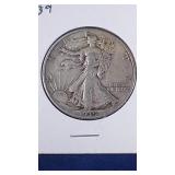 1939 Walking Liberty Half Dollar coin
