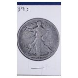 1939 S Walking Liberty Half Dollar coin