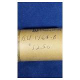 1964 D BU roll of Kennedy Half Dollar coins - OBW