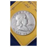 1952 S Franklin Half Dollar coin