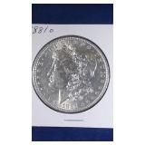 1881 O Morgan Silver Dollar coin