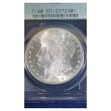 1882 S PCGS MS63 Morgan Silver Dollar coin
