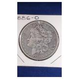 1886 O Morgan Silver Dollar coin