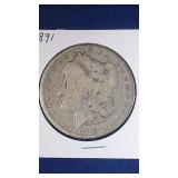 1891 Morgan Silver Dollar coin
