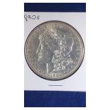 1890 S Morgan Silver Dollar coin