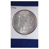 1896 Morgan Silver Dollar coin