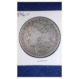 1896 O Morgan Silver Dollar coin